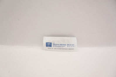 Medline SYRS100227 Safety Needle 22G x 1.5inch